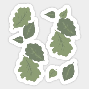 Falling Leaves Sticker